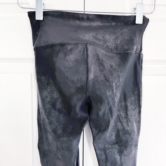 Spanx Shape Faux Leather Black Leggings - Picture 7 of 9